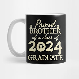 Proud Brother Of A Class Of 2024 Graduate Senior Graduation Mug